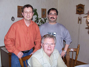 v. l. Falko Badura, Arthur Marshoun und Axel Cron