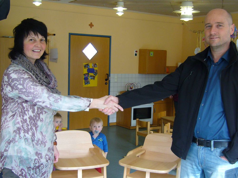 Baunach Spende an den Kindergarten St. Magdalena SPD Baunach